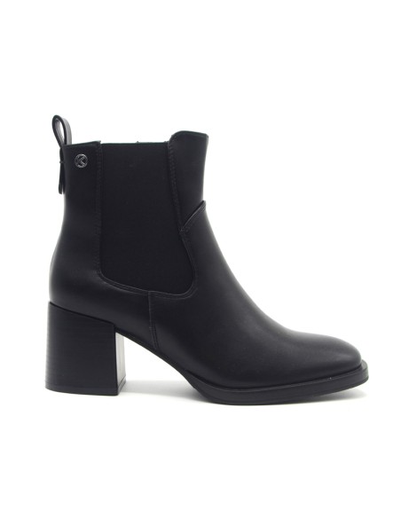 Keys Cube women's faux leather ankle boots with 6 cm heel